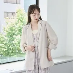 【Kastane】シアーボイルシャツジャケット