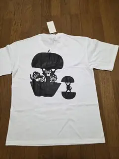 アップルデザイン Tシャツ Lサイズ ホワイト　ショッカー　仮面ライダー