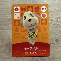 あつまれどうぶつの森 amiibo キャラメル 317