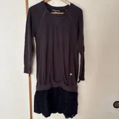 FITH ダークブラウン ワンピース　キッズ