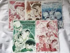 【新品未開封】劇場版名探偵コナン 下敷きA5枚セット