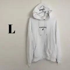 KANGOL カンゴール パーカー 白 L 古着