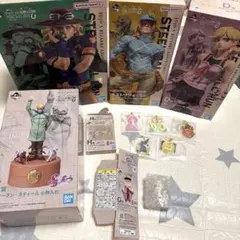 ジョジョ 一番くじ A賞 D賞 E賞 ラストワン賞 フィギュア 小物入れ 4点