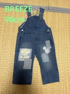 ミッキーマウス デニムオーバーオール