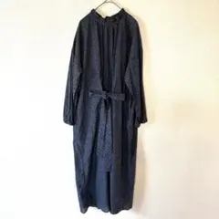 フェリシモ　and myera アンドマイラ　花柄 ロング ワンピース