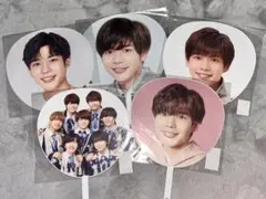 長尾謙杜 ジャンボ うちわ 2019~2022、 なにわ男子 グループうちわ