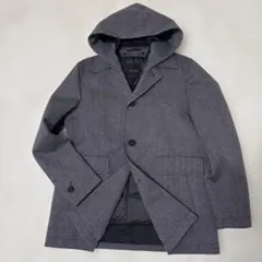 Icemoon様専用インナーダウンジャケットM 灰　ヘリンボーン