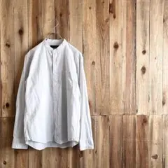 green label relaxing マオカラー 長袖シャツ Sサイズ