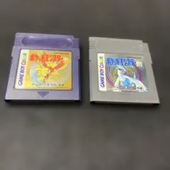 GB ゲームボーイ　ポケットモンスター　金　銀　セット　ソフト