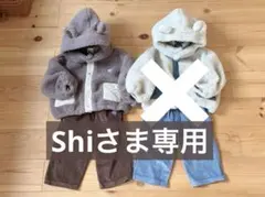 しまむら cotton bakery moomooz セットアップ ブラウンのみ