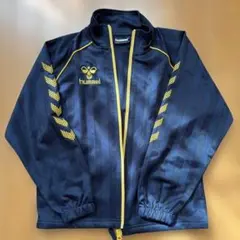 hummel トラックジャケット ネイビー×イエロー 130