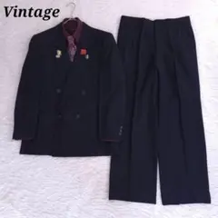 あいうーえお様専用80-90s スーツ ダブル セットアップ ヴィンテージ