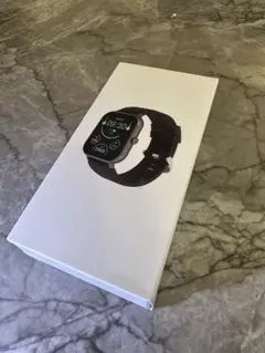 新品未使用 スマートウォッチ ブラック グレー 本体 ケースコード説明書完備付き