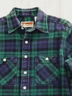 セール!　CAMCO ヘビーフランネルシャツ　XS