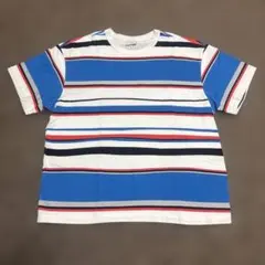H＆MボーダーTシャツ青黒白赤グレーエイチアンドエムのサムネイル