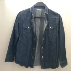 GU ダークブルー デニムジャケット 140