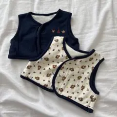 ベビーベスト　スリーパー　2枚セット　新生児　50〜70サイズ