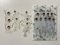 Snow Man ミニクリアファイル 深澤辰哉 シール セット