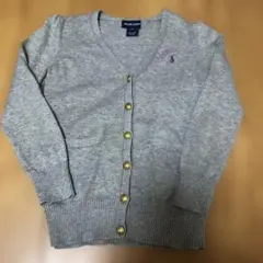 Ralph Lauren グレー カーディガン 6X 125相当