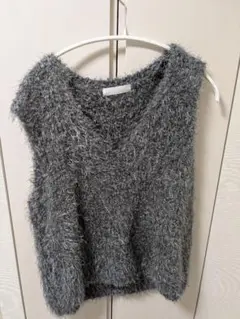 SENSE OF PLACE モールフェザーニットベスト