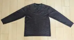 COMME CA MEN ストライプ長袖ニット