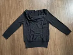 ブラック ニット　アリスバーリー　東京スタイル　モザイク　トップス　セーター