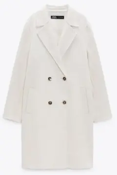 【ZARA】ウールブレンドマスキュリンコート　☆美品☆