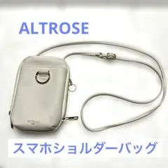 アルトローズ　スマホショルダーバッグ　白