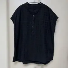 MARBLE WALTS ブラック レース 半袖 ブラウスのサムネイル