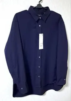 新品未使用タグ付　ユニクロ　プラスジェイ　スーピマコットン　オーバーサイズシャツ