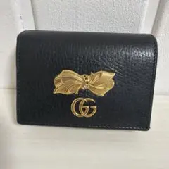 GUCCI 財布　りぼん GUCCI（グッチ） 財布 折財布 ミニ コンパクト リボン アウトレット