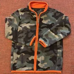 ユニクロ　迷彩柄 フリースジャケット 110