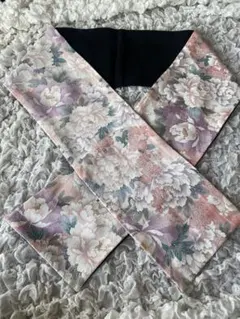 セール！ 着物リメイク ストール 振袖 花柄 ハンドメイド STPK02