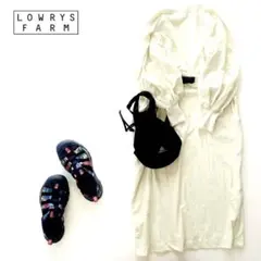 LOWRYS FARMローリーズファーム ロング丈ワンピース パフスリーブ