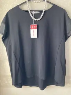 ★DOCLASSE ブラック 半袖Tシャツ 黒XL★エレガント