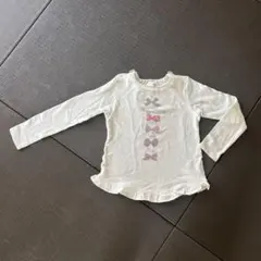 メゾピアノ 長袖カットソー 140cm アイボリー