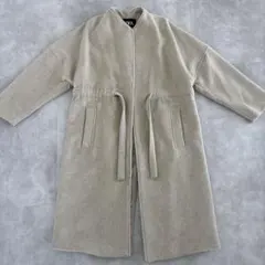 定価52920円 プラージュ ウール アルパカ チェスターコート ロング 