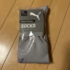 PUMA フットボールソックス 25-27cm グレー　②