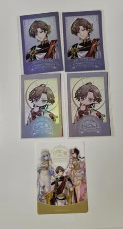 SMC組 6thAnniversaryランダムチェキ風カード　加賀美ハヤトセット