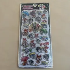 プチドロップシール　パワーパフガールズ　黒　ボンボンドロップ