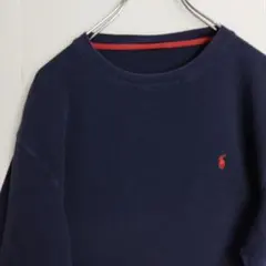 ラルフローレン 長袖シャツ ロンT サーマルシャツ ネイビー ポニー
