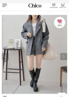 Chico 福袋2025 PALPIフェミニングレー ショートパンツ　新品未着用