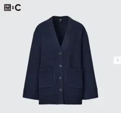 ★人気 UNIQLO C ソフトニットＶネックフレアスリーブカーディガン M
