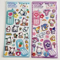 サンリオ　ポチャッコ　サンリオキャラクターズ　平成はっぴーフォンステッカー