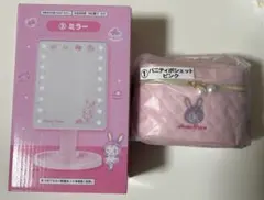 メゾピアノ　バニティポシェット　ミラー