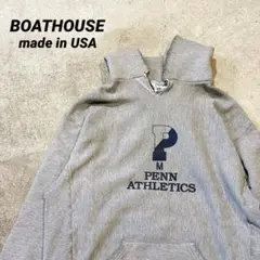 90s前後 USA製 BOATHOUSE カレッジロゴ スウェット　ヴィンテージ