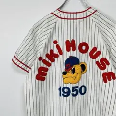 mikihouse ミキハウス　80s ベースボールシャツ 半袖シャツのサムネイル