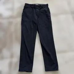 ドミンゴ　コットンテーパードパンツ　ブラックS 使用感あり
