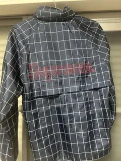 Supreme チェック柄 ナイロンジャケット Sサイズのサムネイル