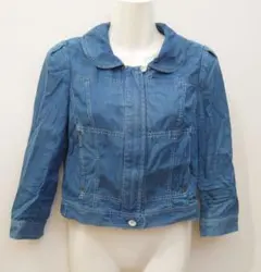 最終価格！マーリエパーエフデ 自宅で洗えるジャケット デニムジャケット Gジャン